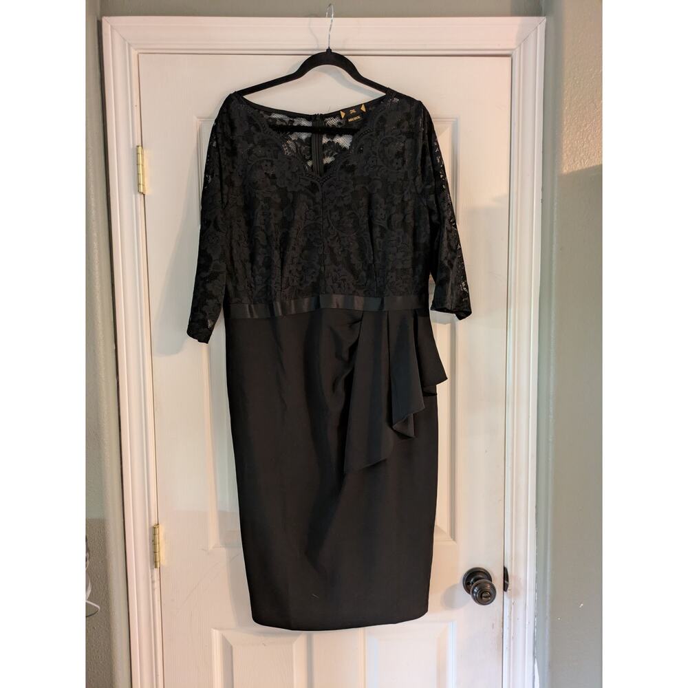 Lauren by Ralph Lauren Cocktail Formal Dress Green Size 14 EUC